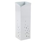 Porte-parapluie 'PLUIE', en métal, blanc