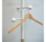 Lot 25 cintres en bois Unilux vesta