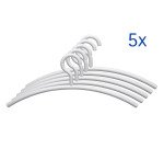 Kledinghanger MAUL acryl 460X190mm wit 5 stuks
