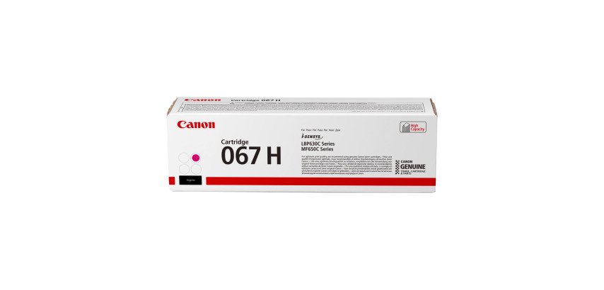 Toner Canon 067H couleurs séparées pour imprimante laser