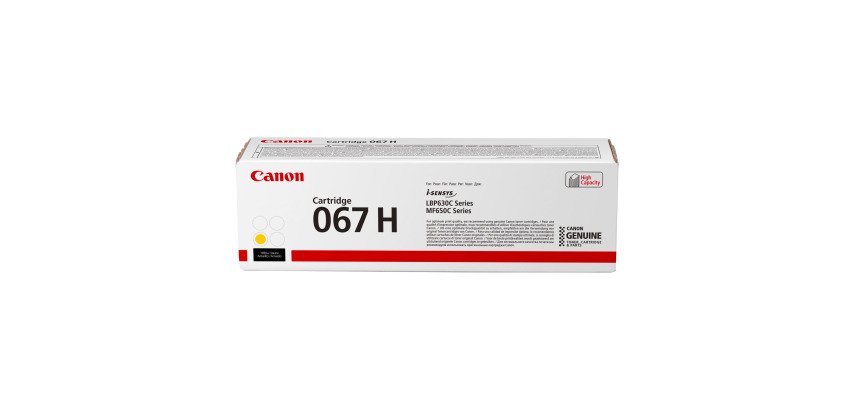 Toner Canon 067H couleurs séparées pour imprimante laser