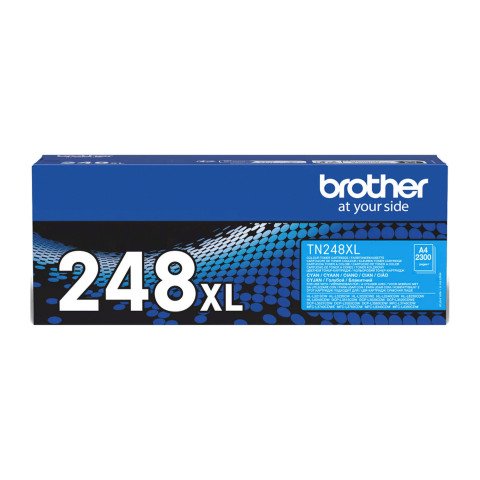 Brother TN248XL Tóner originales cian (2300 páginas)