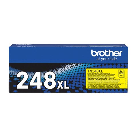 Brother TN248XL Tóner originales amarillo (2300 páginas)