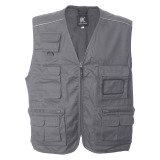 Gilet multitasche JRC New Safari, grigio, taglia