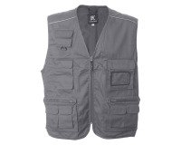 Gilet multitasche JRC New Safari, grigio, taglia