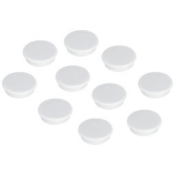 Plots magnétiques aimants Franken Ø 24 mm blanc - Lot de 10