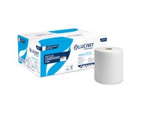 Rollo de toallas de papel Lucart Strong 270 Identity de simple espesor 270 m - Caja de 6