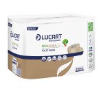 Papier toilette double épaisseur EcoNatural Lucart - 96 rouleaux de 200 feuilles