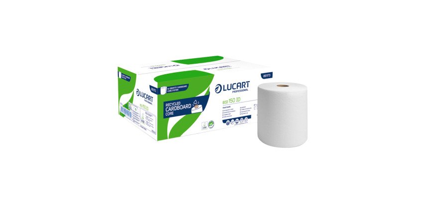 Handtuchrolle Lucart ECO 150 Identity Doppelschicht 150 m - Packung mit 6