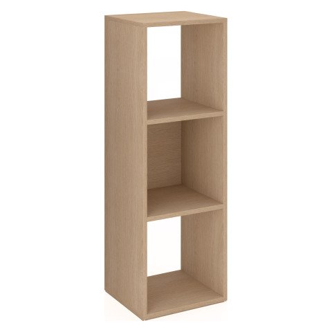 Biblioteca Maxicubo 3 casillas roble claro
