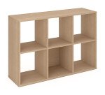 Bibliothèque 6 cases Maxicubes