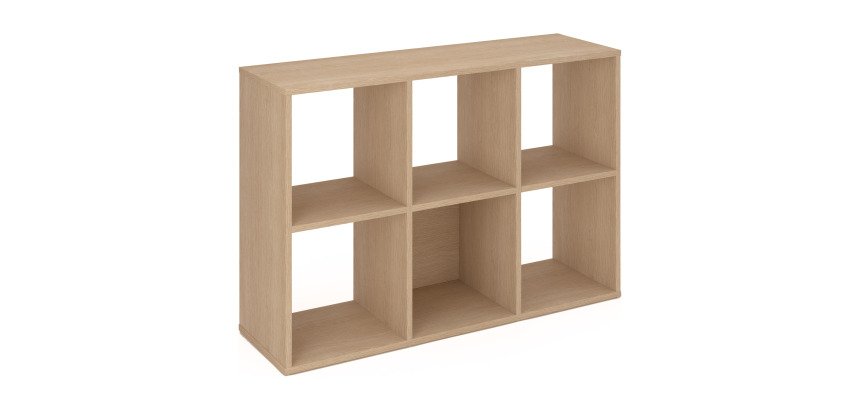 Bibliothèque 6 cases Maxicubes