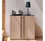 Armoire bois portes battantes Onyx