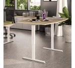 Table de réunion assis-debout Ergosup Premium L 200 x P 100 cm réglage électrique en hauteur et mémoire de position