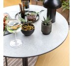 Table d'extérieur haute Guéridon - Mange debout HORIZON Ø 69 cm