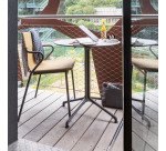 Fauteuil Horizon Lafuma - toile batyline - pied acier gris