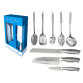 Coffret Prestige de couteaux et ustensiles de cuisine en inox Pradel France, 8 pièces
