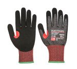 Guanti antitaglio F Portwest A672 in schiuma di nitrile nero, 1 paio