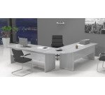 Scrivania Siena con gambe a pannello p 80 x h 74 cm