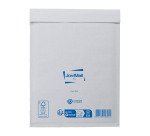Pochette à bulles d'air kraft renforcé blanc 124 g Jovimail Plus 240 x 330 mm sans fenêtre - Carton de 100