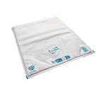Pochette à bulles d'air plastique blanc 350 x 470 mm Mail Tuff - Carton de 75