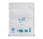 Pochette à bulles d'air plastique blanc 150 x 210 mm Mail Tuff - Carton de 100