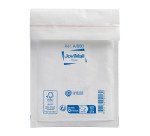 Pochette matelassée kraft blanc 110 x 160 mm MailLite 92 g - Carton de 200