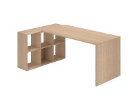 Escritorio con estantería 6 compartimentos Maxicubos