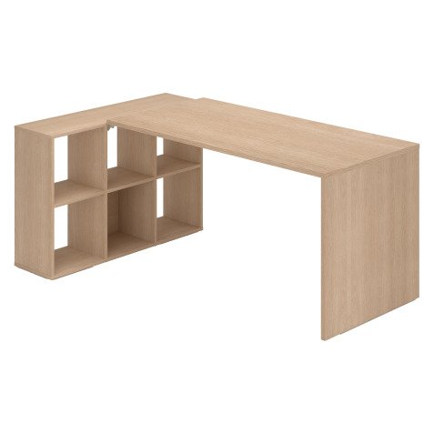 Corner desk Maxicube 6 compartments W 140 x D 104.4 cm