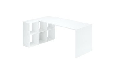 Werkpost Maxicube werkblad L 140 cm en boekenkast 6 vakken