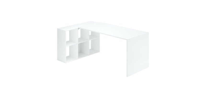 Bureau d'angle 6 cases L 140 cm - Maxicubes