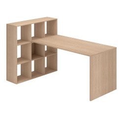 Escritorio con estantería de 9 compartimentos Maxicubo