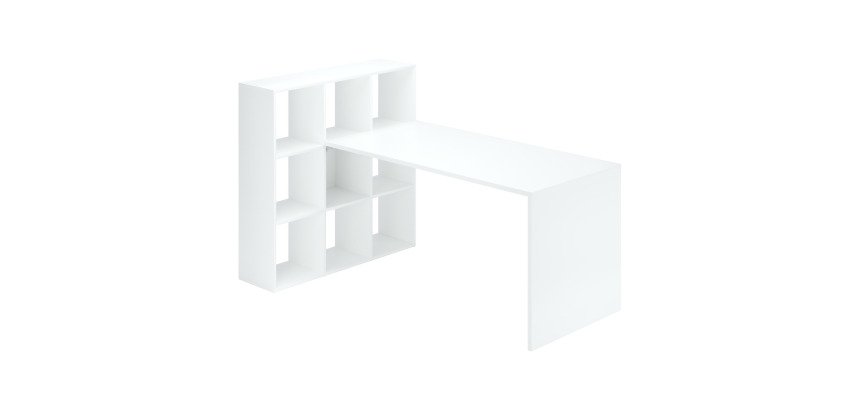 Corner desk Maxicube 9 compartments W 169 x D 104.4 cm