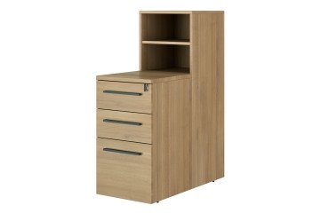 Storage cabinet 3 drawers Well oak