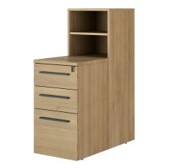 Storage cabinet 3 drawers Well oak