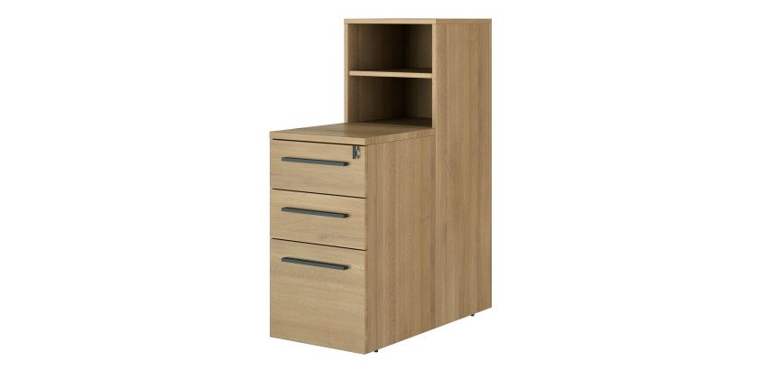 Bloc de rangement 3 tiroirs - Zoom