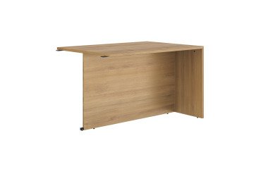 Expansion reception desk L 120 cm Well oak
