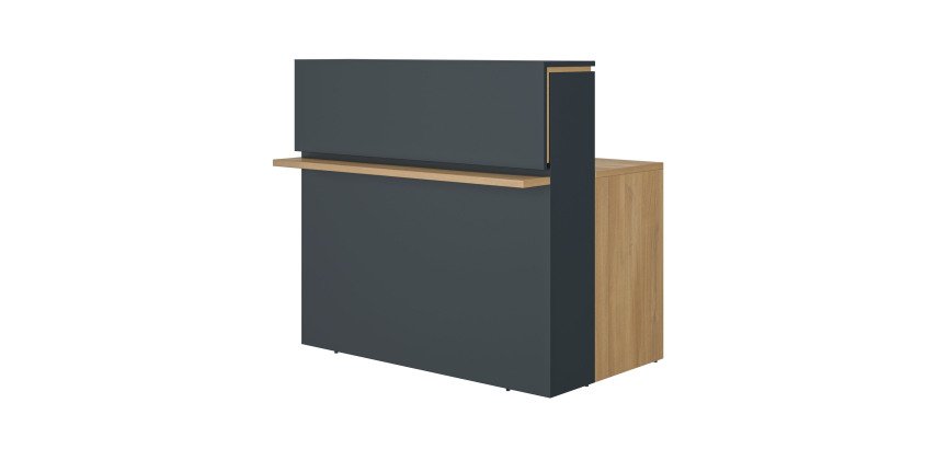 Banque d'accueil droite L 120 cm - Zoom