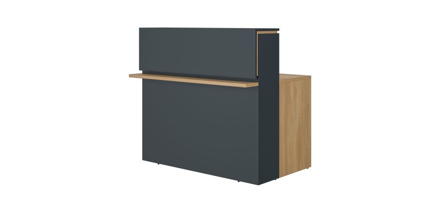 Banque d'accueil droite L 120 cm - Zoom