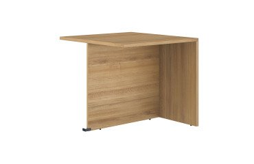 Expansion reception desk L 80 cm Well oak