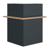 Banque d'accueil d'angle L 74 cm - Zoom