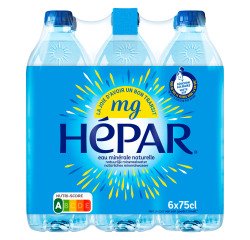 Eau minérale Hépar 75 cl - 12 bouteilles