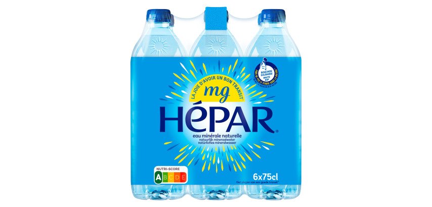 Eau minérale Hépar 75 cl - 12 bouteilles