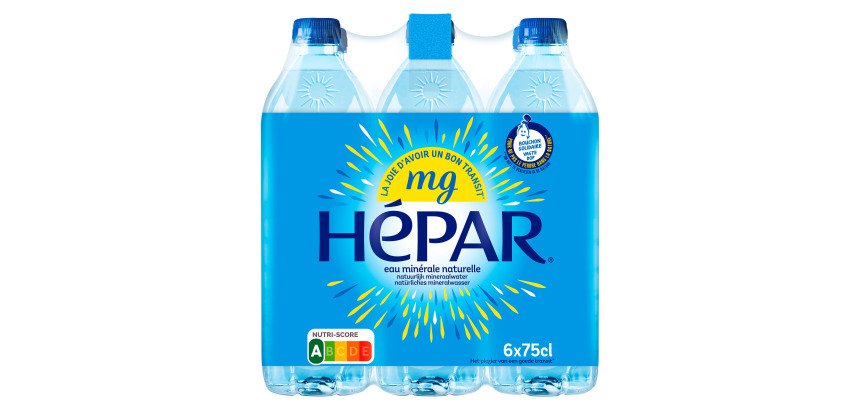 Eau minérale Hépar 75 cl - 12 bouteilles