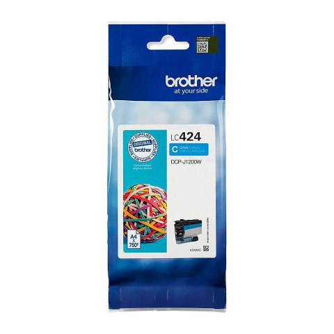 Brother LC424C cartucho original cian