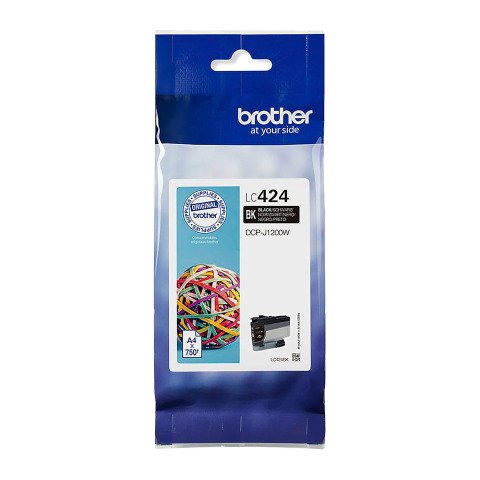 Brother LC424BK cartucho original negro
