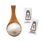 Portion de sel, emballé à l'unité, dans un carton
