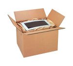 Caisse américaine kraft brun double cannelure H 40 x L 40 x P 60 cm