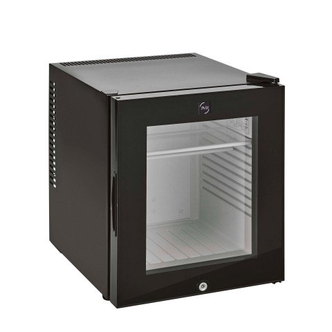 Minibar de oficina JVD con puerta de vidrio, 40 L