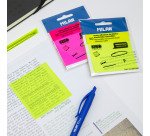 Notas adhesivas transparentes 76 x 76 mm MILAN - Bloc de 50